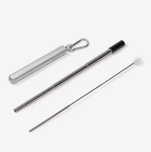 Reusable Straw - Collapsible Metal Straw