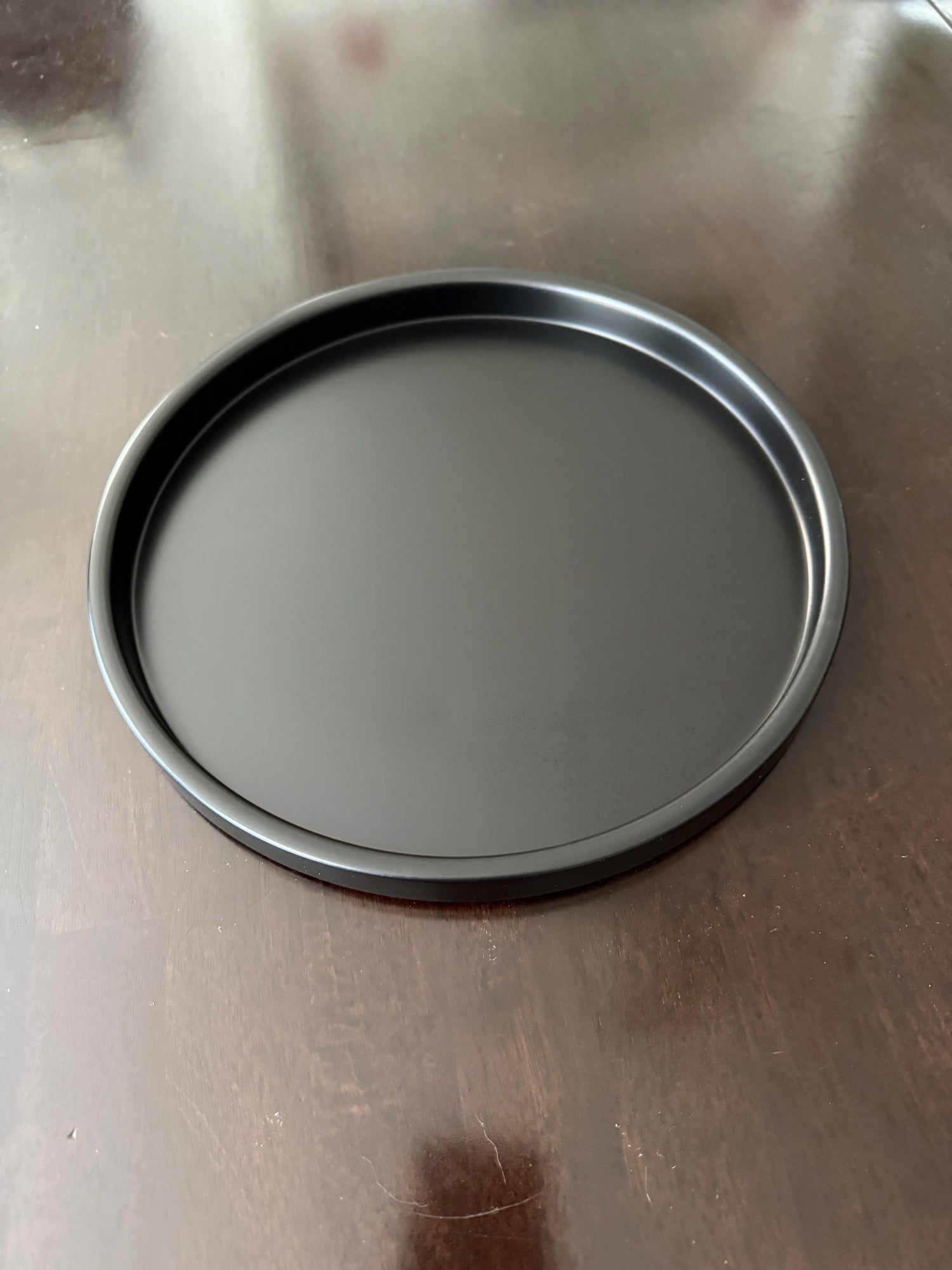 Black Metal Candle Tray, Decorative Tray