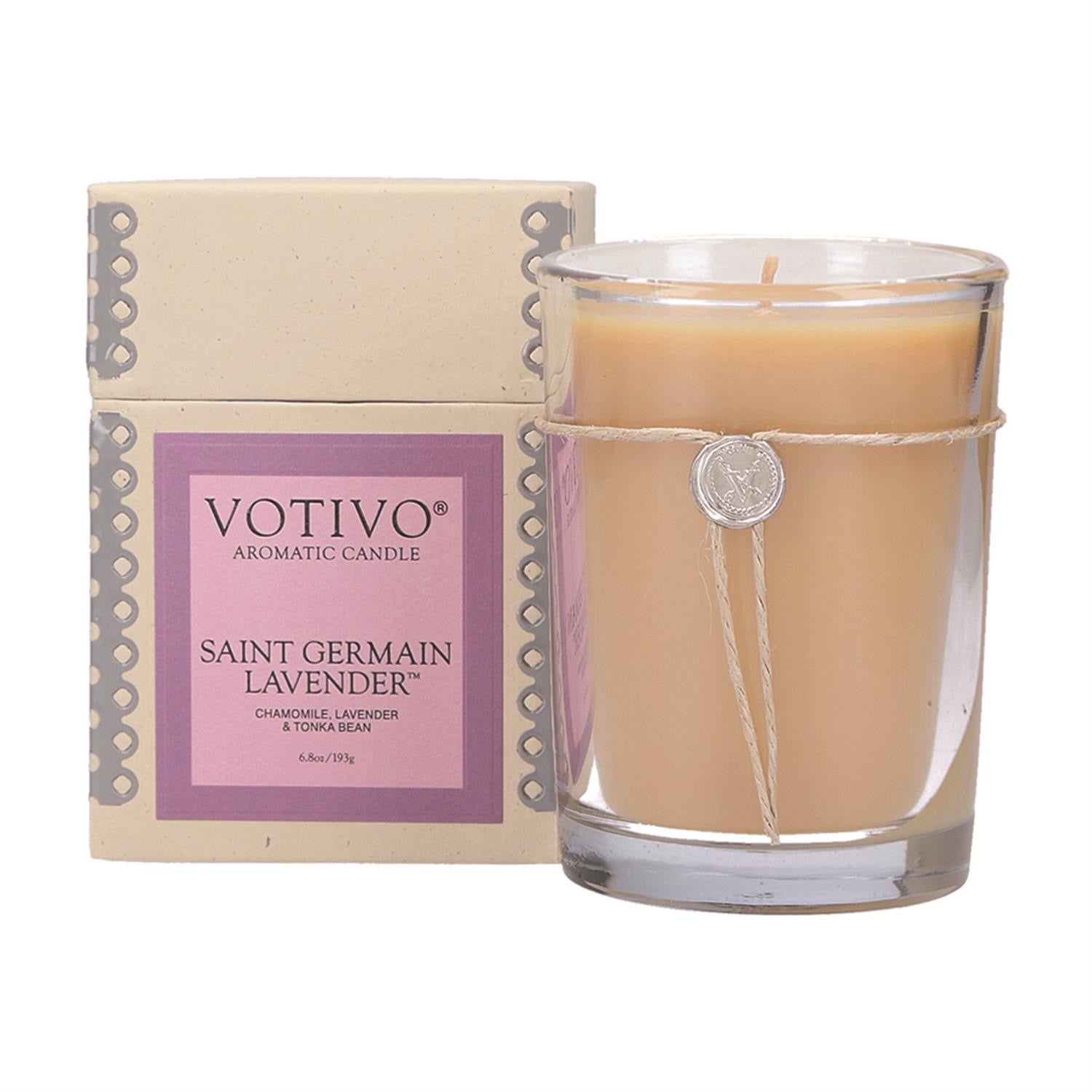 Votivo Saint Germain Lavender | 6.8oz Aromatic Candle