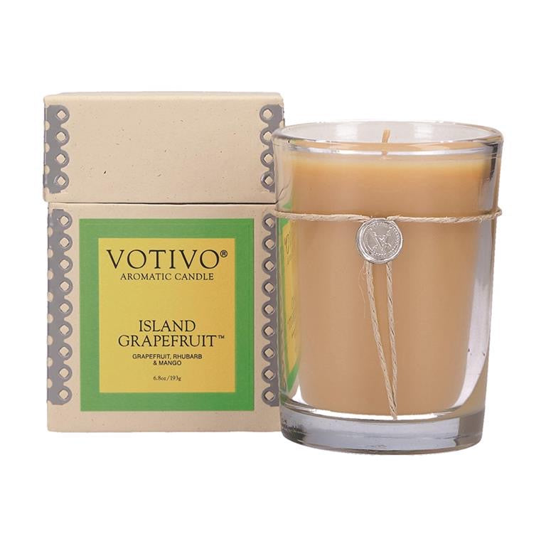 Votivo Island Grapefruit | 6.8oz Aromatic Candle