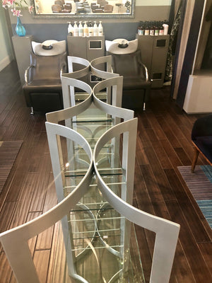 Arch Display Shelves