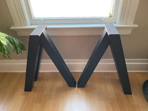 Sawhorse Console Table